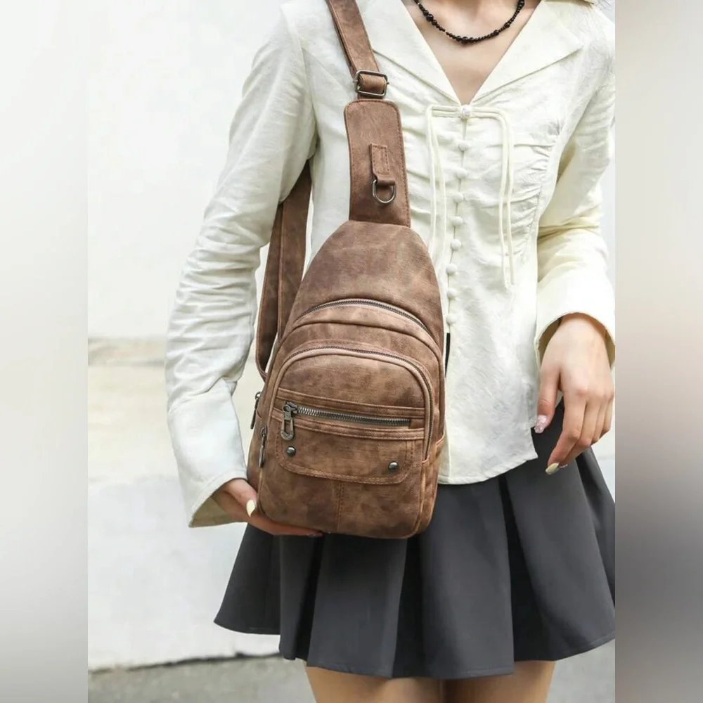 New Crossbody Bag, Chest Bag, Backpack - Picture 7 of 7